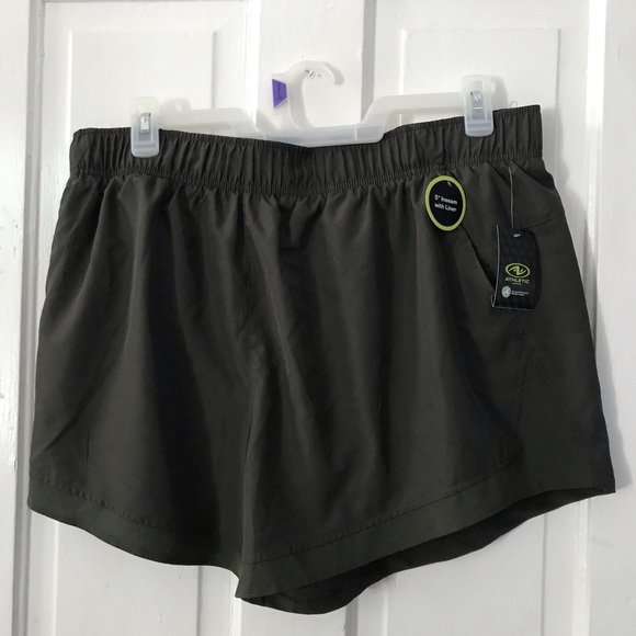 Olive Athletic Shorts | NWT Athletic Works - Picture 1 of 7